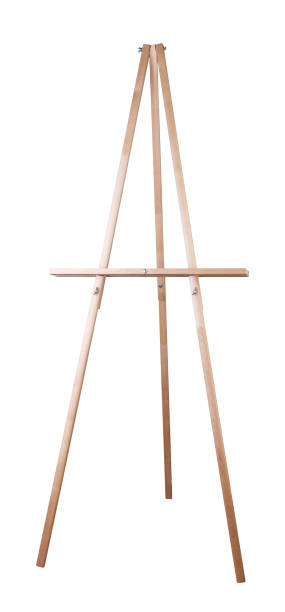 istock Wooden artist easel 927193590
