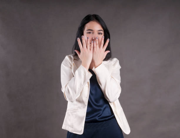 istock young beautiful serious businesswoman brunette studio 927193610