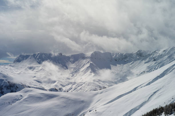 istock Beautiful winter landscape after snow falls 927193722