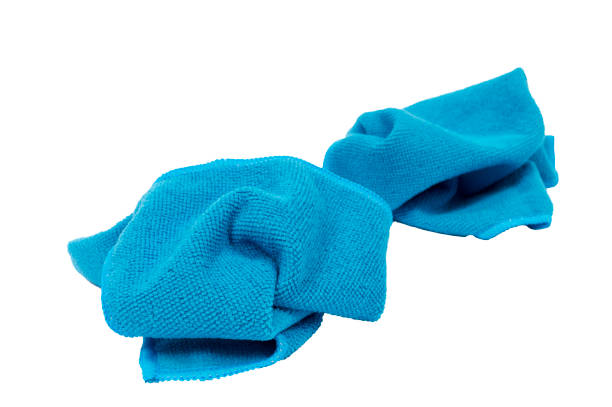 istock Blue Cleaning Cloths Focus On the Front Cloth Only 927193832