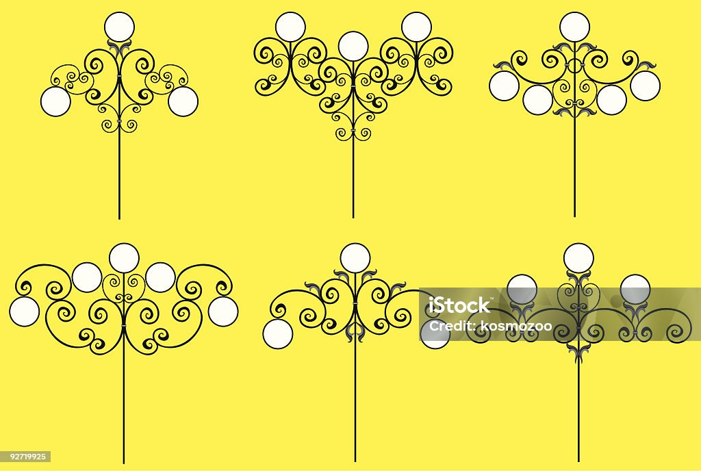 Luces - arte vectorial de Acero libre de derechos