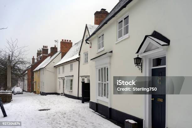 Odiham In Hampshire Uk In Winter Stock Photo - Download Image Now - Ancient, Architecture, Archival