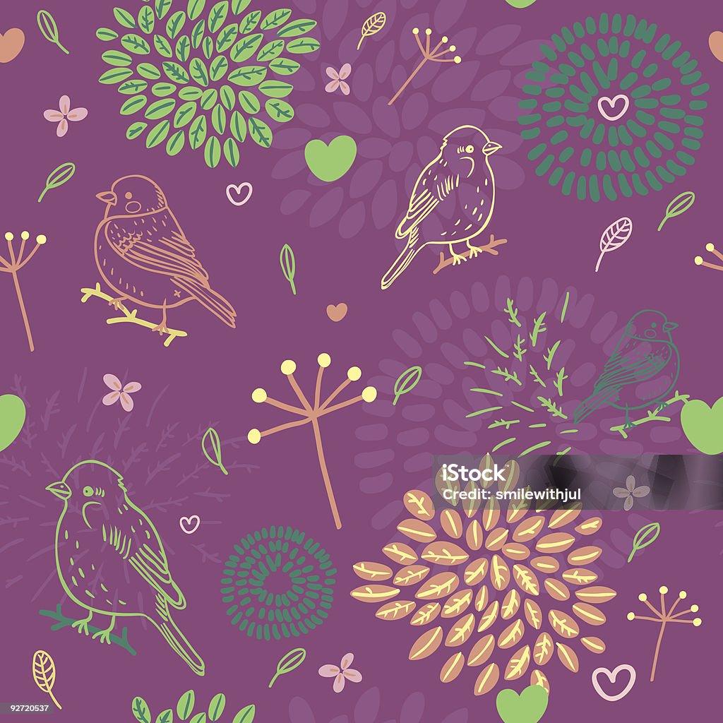 Spring Time Pattern Stock Illustration - Download Image Now - Abstract ...