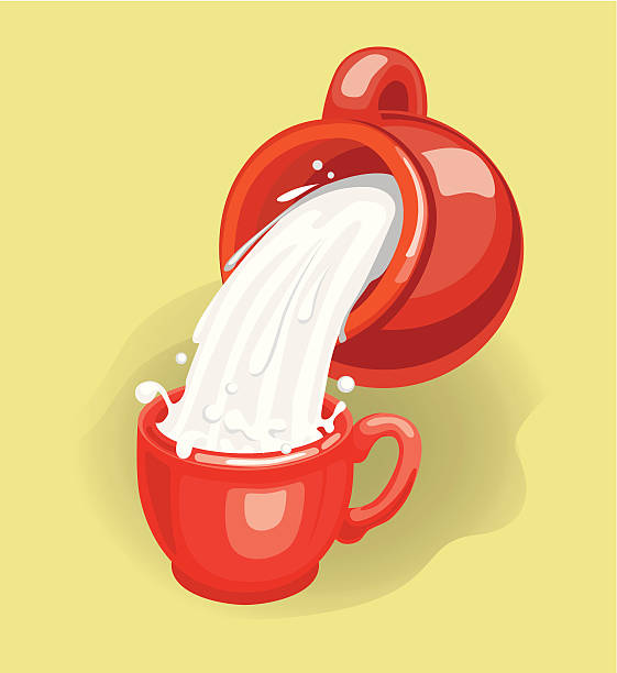 Milk vector art illustration