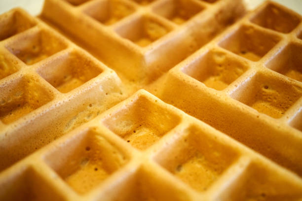 Golden Brown Belgian Waffles