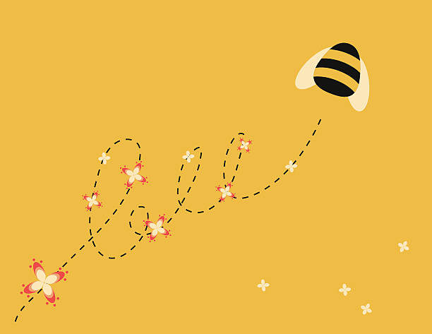 Bee vector art illustration