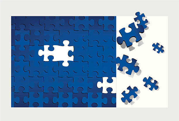 낱말퍼즐 (벡터 xxl jpg zip 폴더 - puzzle jigsaw piece jigsaw puzzle absence stock illustrations