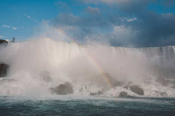 istock Scenic View Of Waterfall Against Sky 927219224