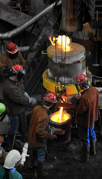 istock Iron Pour - Venting the Furnace 92722013
