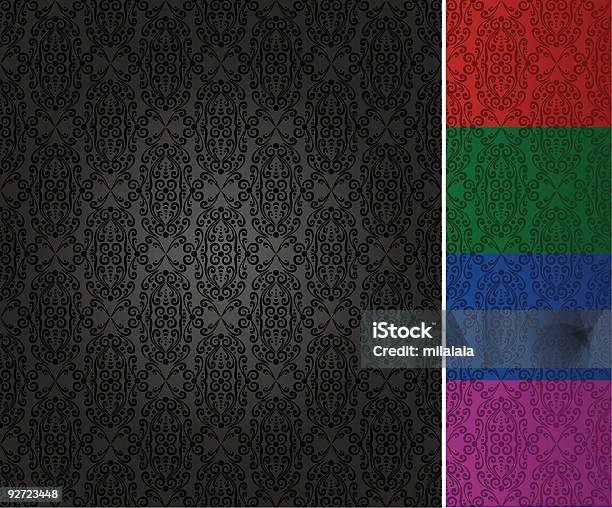 Seamless Pattern Di Ornato Vettore - Immagini vettoriali stock e altre immagini di Antico - Vecchio stile - Antico - Vecchio stile, Barocco, Bellezza