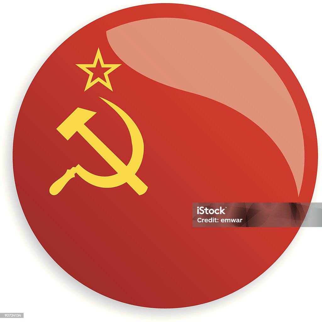 Bandiera dell'Unione sovietica repubbliche socialista - arte vettoriale royalty-free di Bandiera