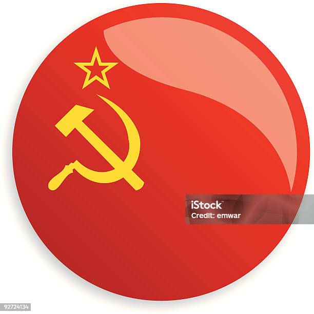 Bandiera Dellunione Sovietica Repubbliche Socialista - Immagini vettoriali stock e altre immagini di Bandiera
