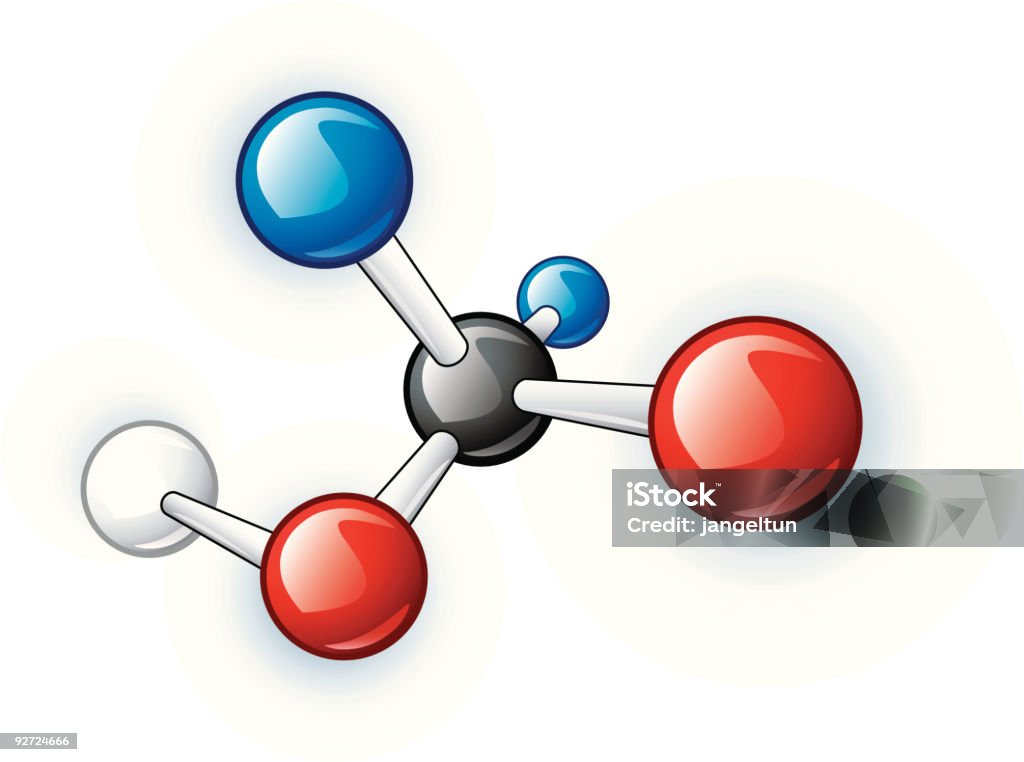 Molecola - arte vettoriale royalty-free di Atomo