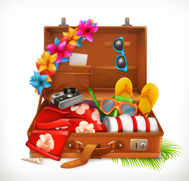1,171 Packing Suitcase Cartoon Illustrations & Clip Art - iStock | Packing  for vacation vector