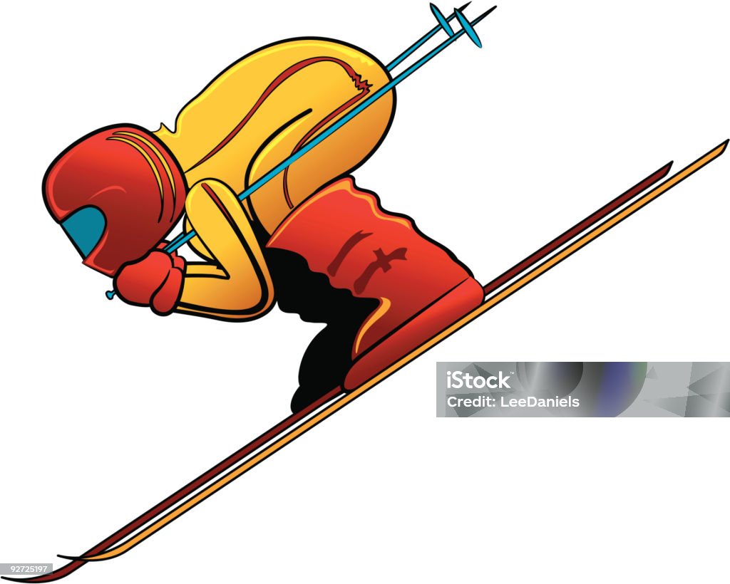 De ski - clipart vectoriel de Hiver libre de droits