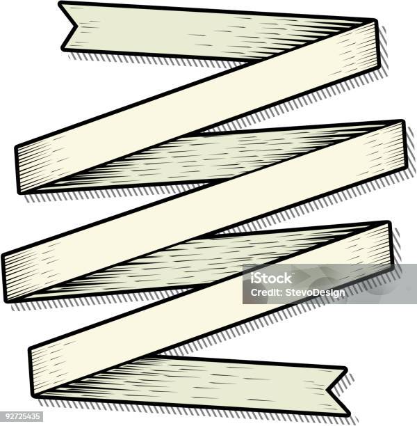 Ribbon2 Vecteurs libres de droits et plus d'images vectorielles de Antiquités - Antiquités, Arranger, Banderole - Signalisation