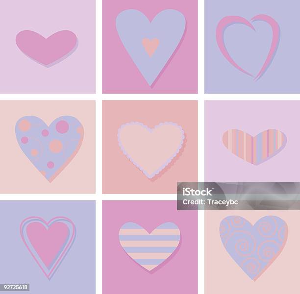 Cuori - Immagini vettoriali stock e altre immagini di Amore - Amore, Composizione verticale, Cuore di animale
