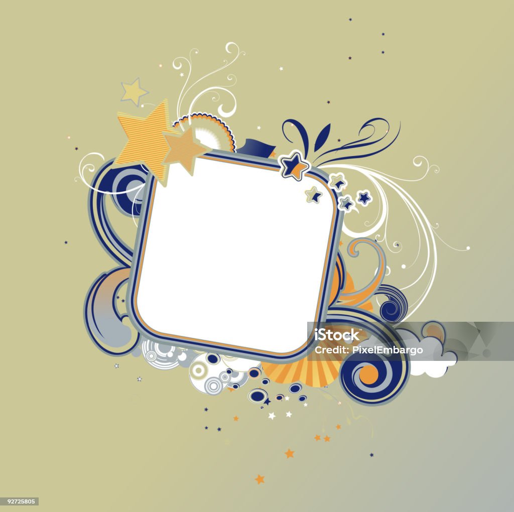 Funky Frame Design Funky Frame Stock Illustration - Download Image Now - Border - Frame ...