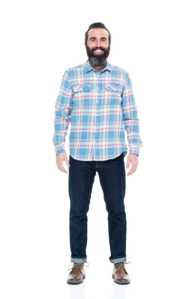 istock Hipster man with a blue shirt 927258144
