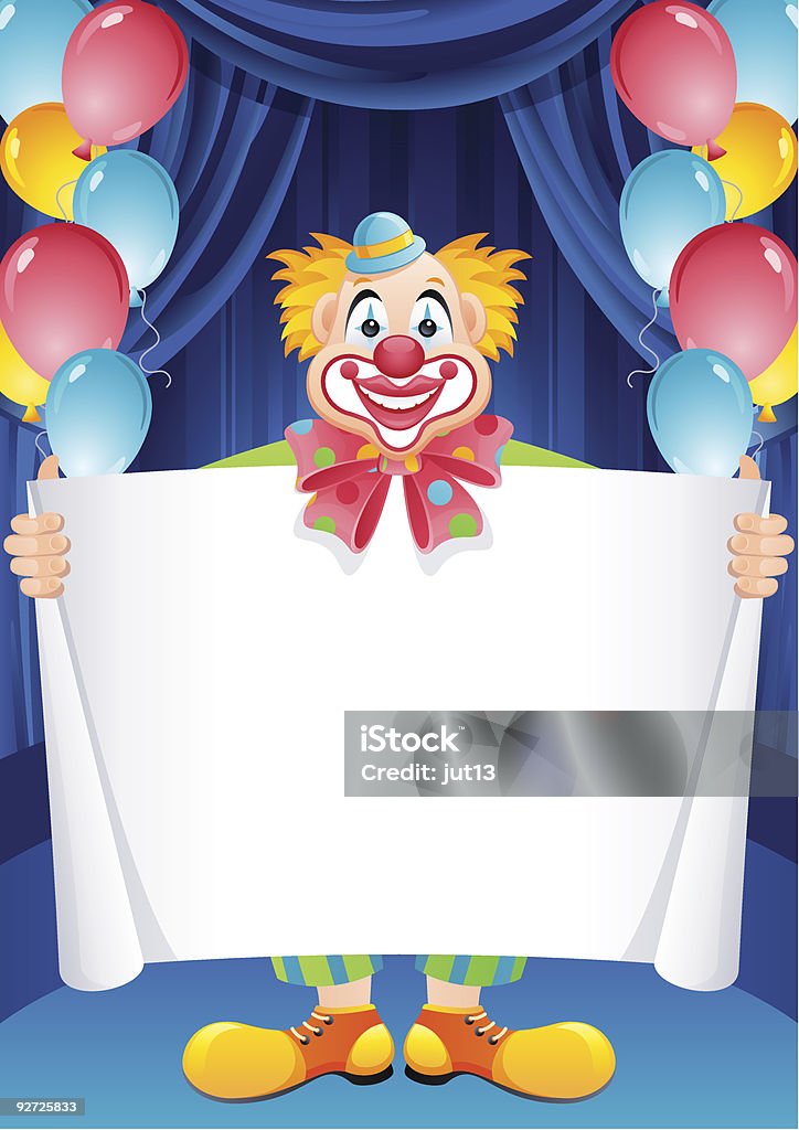 clown  Actor stock vector