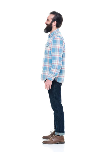 istock Hipster man with a blue shirt 927258508