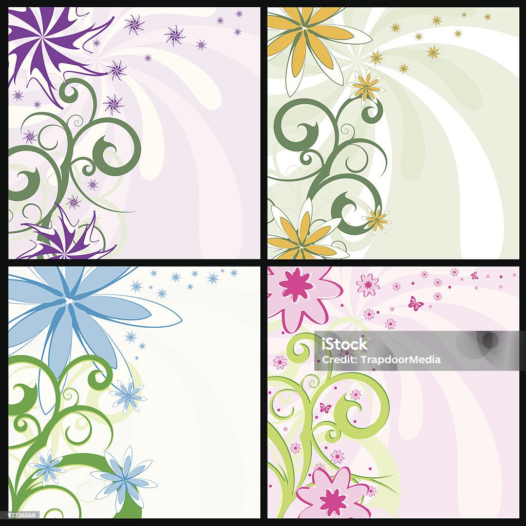 Spring flower backgrounds  Art stock vector