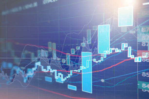 istock Graph charts of stock market 927267282