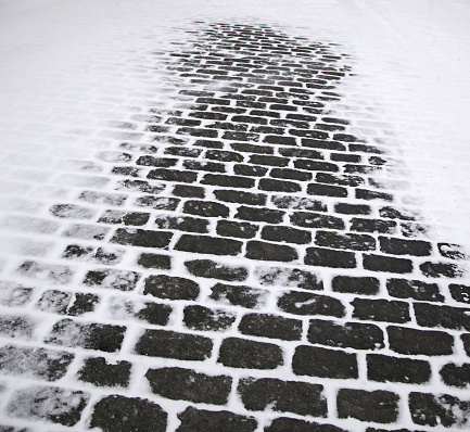 Snowy street floor