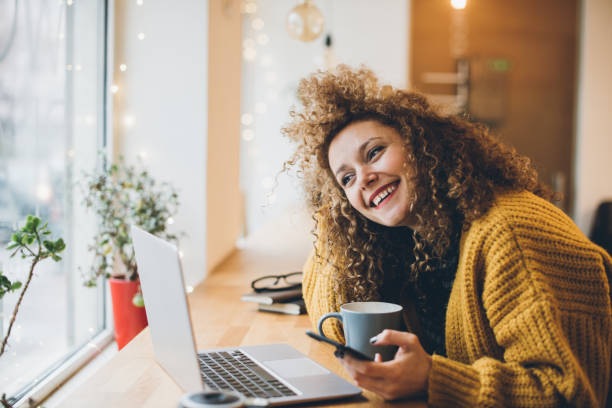 istock Young woman working on a laptop 927268936