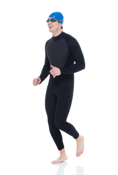 istock Young male triathlete running 927274568