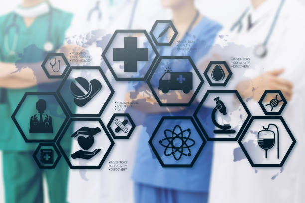 istock Doctors with Medical Healthcare Icon Interface 927274660