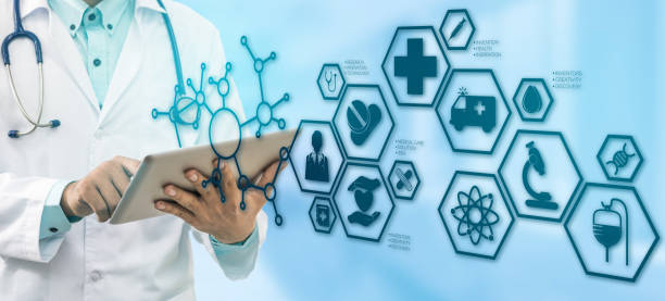 istock Doctor with Medical Healthcare Icon Interface 927274662