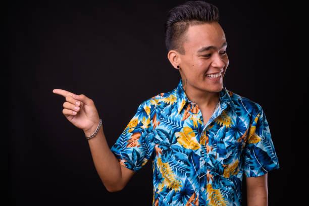 istock Young handsome Indian tourist man ready for vacation against black background 927277488