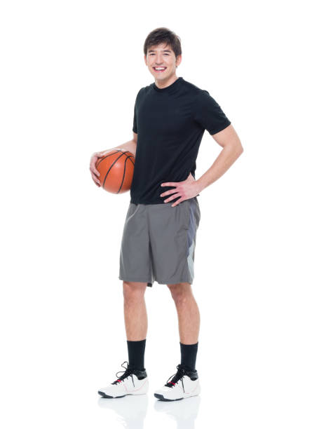 istock Handsome young man with a basketball 927277760