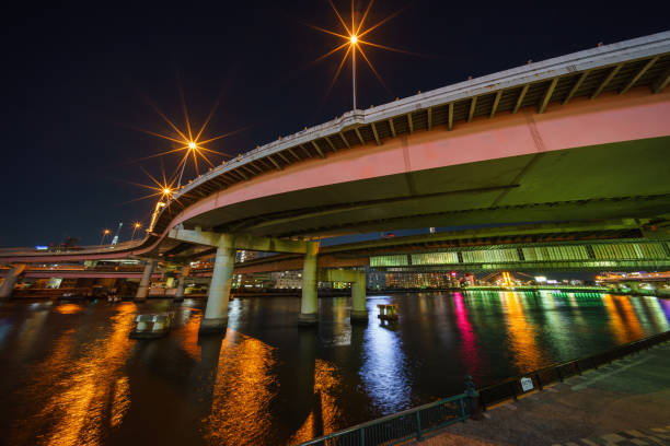 istock Junction in Japan Night view 927282832