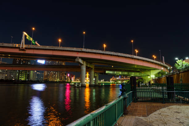 istock Junction in Japan Night view 927283218