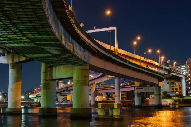 istock Junction in Japan Night view 927283360