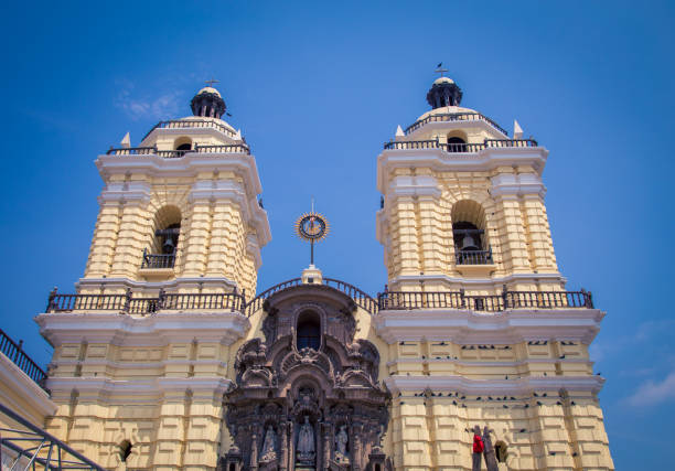 istock church tower in Lima Peru 927283742