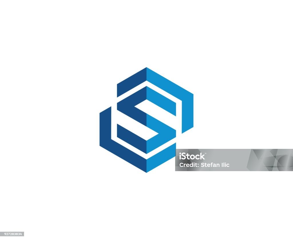 S icon This illustration/vector you can use for any purpose related to your business. Letter S stock vector