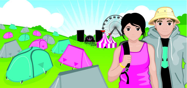 istock Young Couple At A Music Festival 92728439