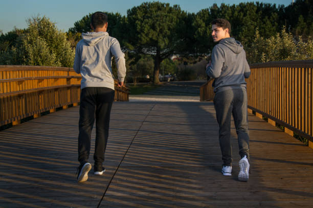 istock two friends in sport clothes 927286452