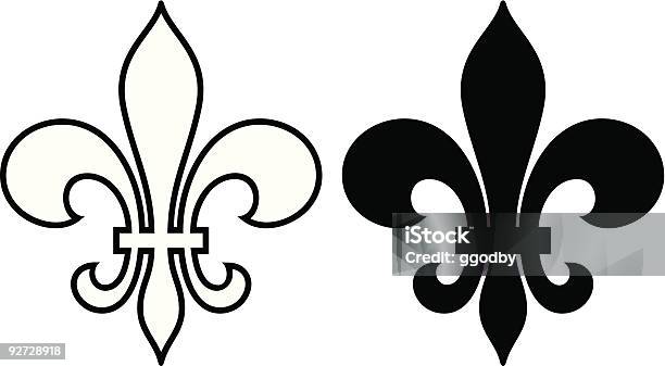 Fleur De Lis Stock Vektor Art und mehr Bilder von Fleur-de-Lis - Fleur-de-Lis, New Orleans, Vektor