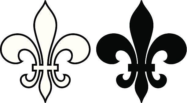 Fleur-de-lis new orleans fleur de lis stock illustrations