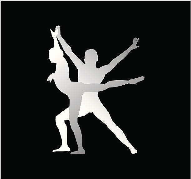 ballet vector art illustration