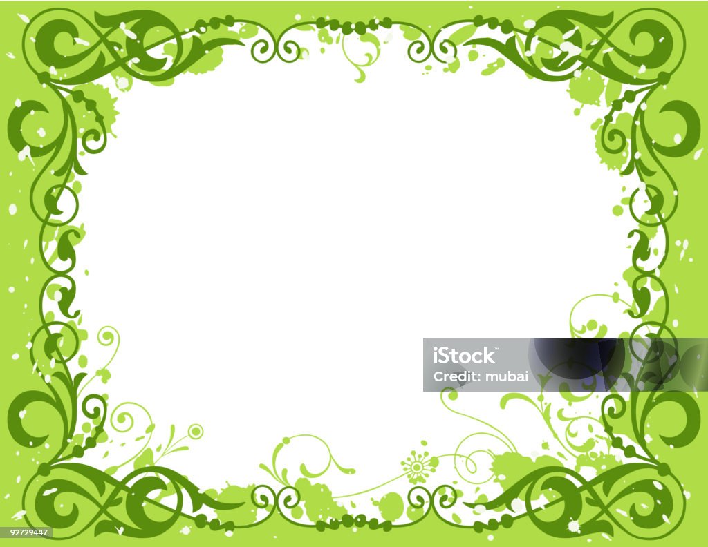 Active Green Frame Green Frame Stock Illustration - Download Image Now - Backgrounds, Blob ...