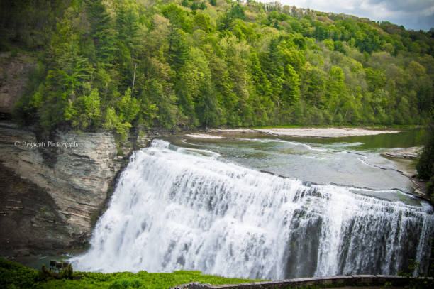 Lower Falls Letchworth State Park Lower Falls Letchworth State Park rochester new york state stock pictures, royalty-free photos & images