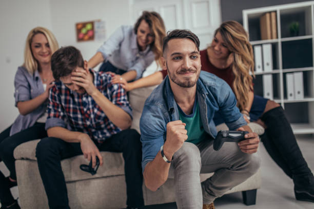 istock Business team playing video games 927296242