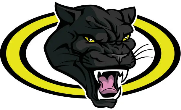 Vector illustration of Panther Head