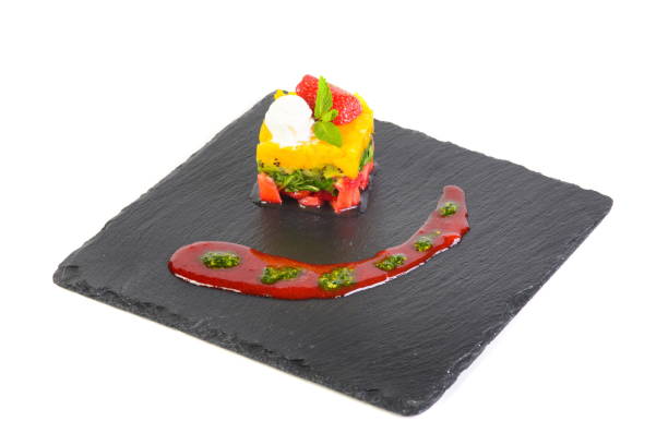 istock dessert fresh fruit in jelly on white isolated background 927299624