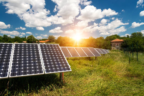 istock Solar panels, photovoltaic - alternative electricity source 927299724